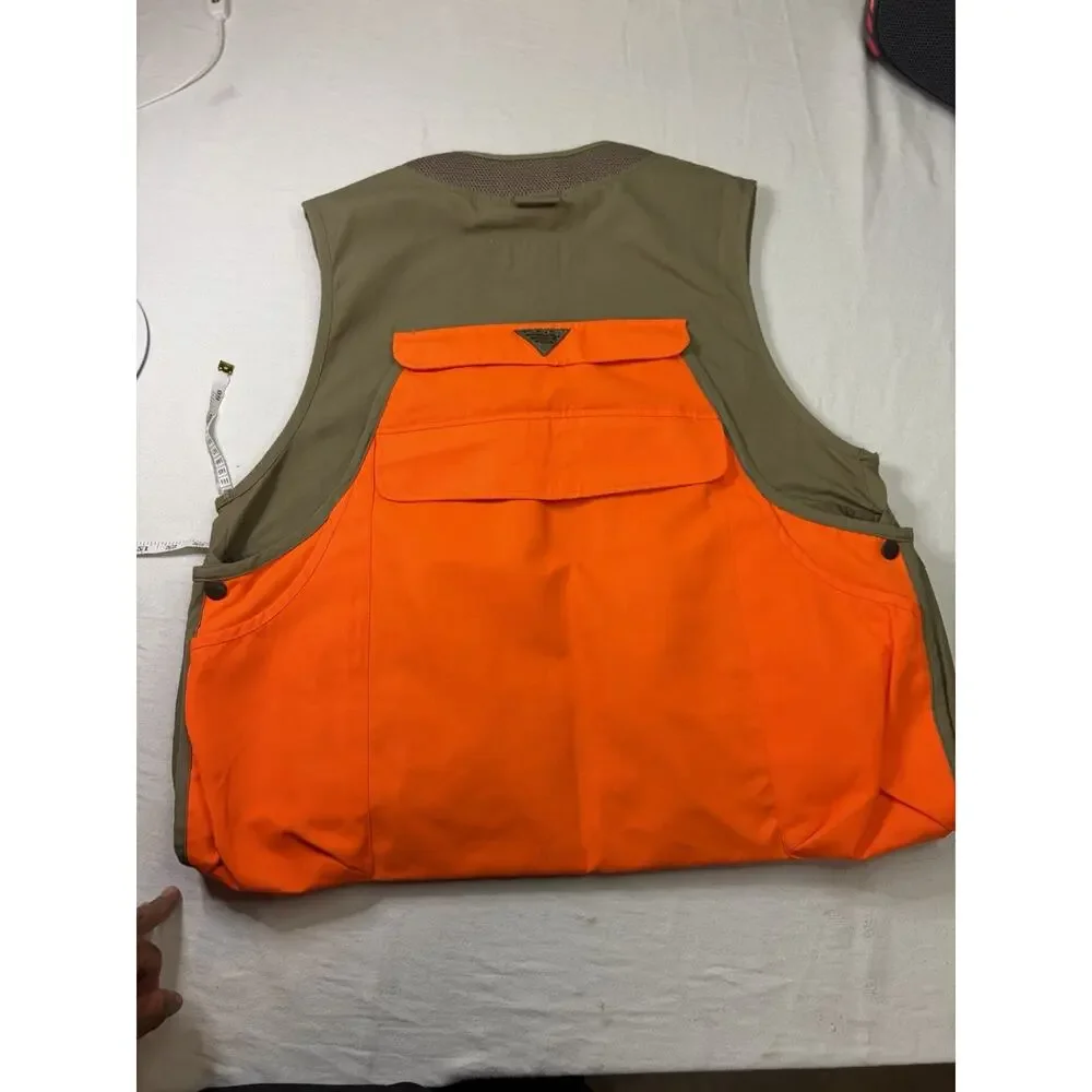 Columbia PHG Hunting Vest Mens Large Blaze Orange Upland Bird Shooting Game Bag